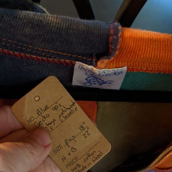 Blue Gecko Women's Patchwork Hoodie - Small - Picture 4 of 4